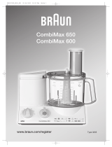 Braun CombiMax 600, 650 type 3205 Owner's manual