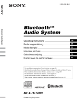 Sony MEX-BT5000 Owner's manual