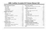 Cadillac 2008 Escalade EXT Owner's manual