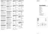Sony XS-F693G Owner's manual