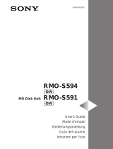 Sony RMO-S591 Owner's manual