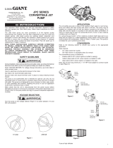 Little GIANT JPC-100-C User manual