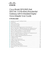 Cisco DPQ3925 User manual