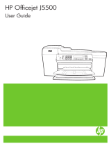 HP Officejet J5500 All-in-One Printer series User guide