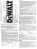 DeWalt D21008 Owner's manual