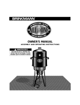 Brinkmann ALL IN ONE 810-5100-0 Owners Manual Assembly And Operating Instructions