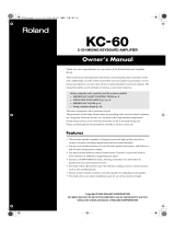 Roland KC-60 Owner's manual