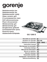 Gorenje GG1200E Owner's manual