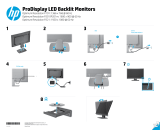 HP ProDisplay P201m 20-inch LED Backlit Monitor Installation guide