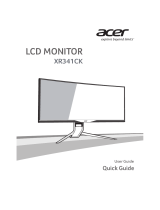 Acer XR341CK Quick start guide