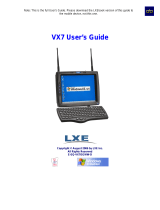 LXE VX7 User manual