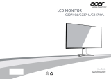 Acer G247HYL Quick start guide