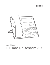 Snom D715 User manual