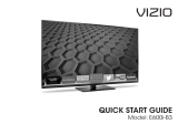 Vizio E320i-B1 Quick start guide