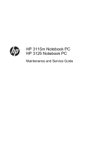 HP (Hewlett-Packard) 3115m Notebook PC User manual