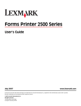 Lexmark 2500 SERIES User manual