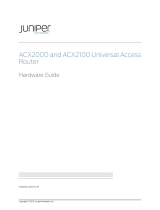 Juniper ACX2000 User manual