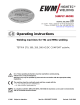 EWM TETRIX 300 AC/DC COMFORT activArc Operating Instructions Manual