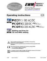 EWM PICOTIG 180 AC/DC Operating Instructions Manual