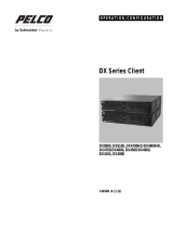 Pelco DX Series Client Operations Manual