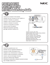 NEC PE501X Owner's manual