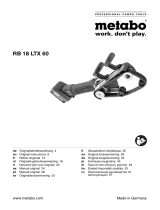 Metabo RB 18 LTX 60 User manual