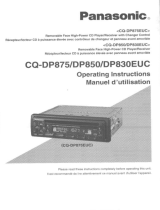 Panasonic CQ-DP875 User manual