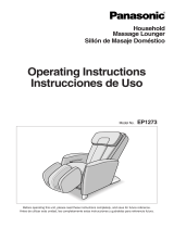 Panasonic EP1273 - MASSAGE LOUNGER Operating Instructions Manual