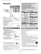 Panasonic SVMP710V User manual
