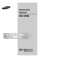 Samsung DVD-V3500 User manual