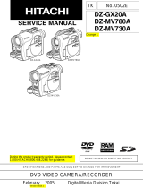 Hitachi DZ-GX20A User manual