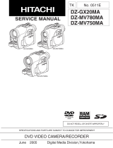 Hitachi DZMV750MA - DVD Camcorder w/16x Optical Zoom User manual