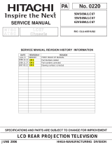 Hitachi 50VS69A User manual