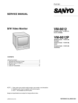 Sanyo VM-6612 User manual