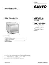 Sanyo VMC-8618 User manual