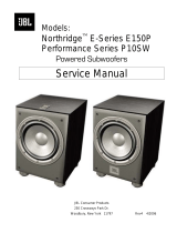 JBL Northridge E-Series E150P User manual