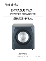 Infinity ENTRA SUB TWO User manual