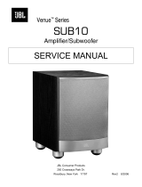 JBL VENUE SUB10 User manual