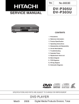 Hitachi DV-P303U User manual