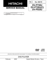 Hitachi DV-P533U User manual