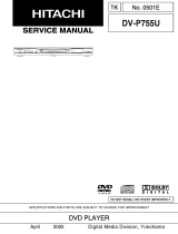 Hitachi DV-P755U User manual