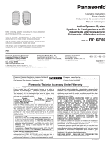 Panasonic RP-SP58 User manual