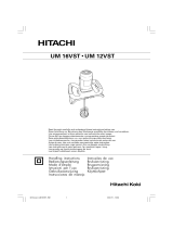 Hitachi um 12vst Operating instructions