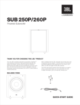 JBL Sub 250P Owner's manual