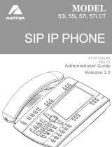 Aastra 55I SIP IP Administrator's Manual