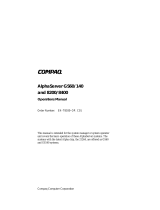 Compaq AlphaServer GS140 Operating instructions
