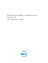 Dell OpenManage Server Administrator Version 8.3 Reference guide