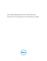 Dell OpenManage Server Administrator Version 8.3 Owner's manual