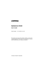 Compaq AlphaServer DS20 User manual