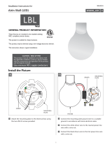 LBL Lighting WS898GDLED930 Installation guide